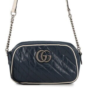 Gucci GG Marmont Quilted Small Shoulder Bag 447632 GUCCI Handbag Chain